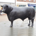 Metal crafts bronze hereford bull statue sculpture